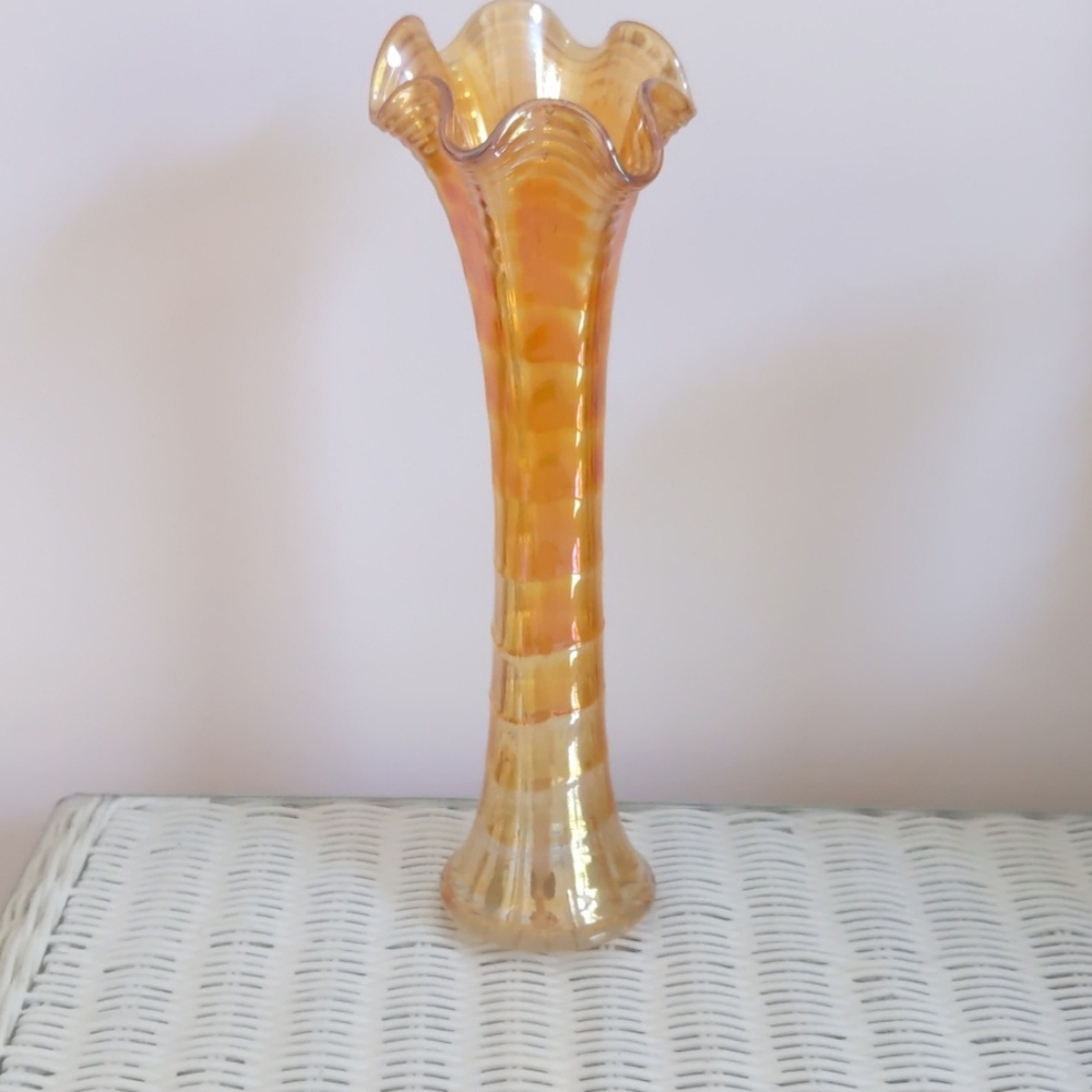 Imperial Marigold ripple Vase